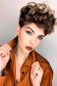 Longer than a buzz cut but shorter than a classic pixie, the very short pixie suits those who have naturally thick hair and angular a pixie haircut looks great with curly hair. 29 Cute And Flattering Curly Pixie Cut Ideas Lovehairstyles Com