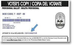 Provisional Ballot Status Inquiry