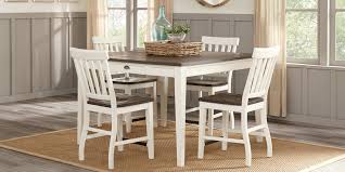 Shop tables, chairs, stools, china, cabinets, sideboards, servers, buffets, bars & bar carts. White Dining Room Table Chair Sets