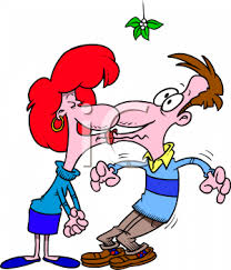 Image result for clip art of lady kissing man