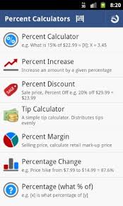 15% is 10% + 5% (or 0.15 = 0.1 + 0.05, dividing each percent by 100). Amazon Com Percent Calculator Pro Appstore For Android