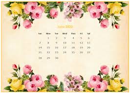 Cute June 2020 Editable Calendar Template In 2020 Calendar Wallpaper Desktop Calendar Wall Calendar Design
