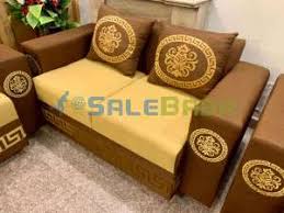 Need to furnish your house, flat or offices? Slightly Used 6 Seater Versace Sofa Set Dha Phase 4 Lahore Punjab