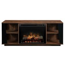 Metal feet match the four drawers, and three large shelves hold your electronics. Dimplex Arlo Media Console Electric Fireplace With Logs Gds26l8 1918tw Rona