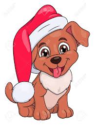 Maybe you would like to learn more about one of these? Illustration Of The Smiling Little Puppy With Santa Hat Stock Vector 48291083 Dog Illustration Illustration Cartoon Drawings