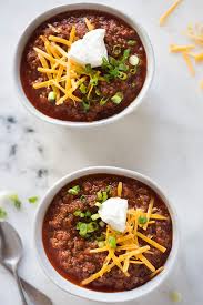Add in the beef broth, tomato sauce, diced tomatoes, pinto beans, kidney beans, chili powder, oregano, cumin, coriander, salt and cayenne. How To Make Homemade Chili Easy Weeknight Dinner Idea A Sweet Pea Chef