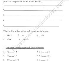 cbse class 1 english revision worksheet set 2 practice worksheet for english