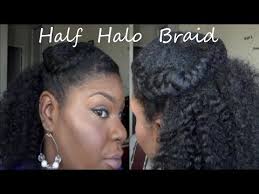 It makes it much easier for me to slip on hats and hoods by the first gust of wind. Natural Hair Tutorial Half Halo Braid 2015 Jessibaby901 Video Beautylish