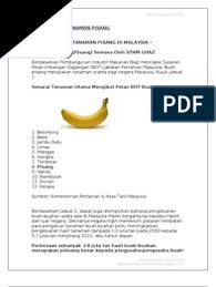 Kos pengeluaran dalam aktiviti pertanian salah satu faktur yang menentukan keuntungan didalam menjalankan usaha pertanian. Contoh Paper Work Pisang Pdf