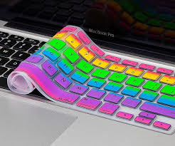Image From Http Www Spendcrazy Net Media 577 Macbook Rainbow Keyboard Cover Jpg Keyboard Cover Macbook Keyboard Keyboard