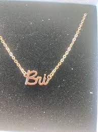Beautiful Light Weight Perfect Rose Gold Color Ashley K Custom Name Necklace Name Necklace Necklace