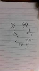 Aug 23, 2015 · kpk dan fpb dari 27 dan 45 adalah? Fpb Dari 27 Dan 45 Dengan Pohon Faktor Brainly Co Id