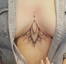 This Sternum Tattoo With Intricate Dot Work Is Stunning Chest Tattoos For Women Sternum Tattoo Tattoos For Women