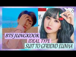 Sinb ultra violet, sinb gfriend, cloud dancer, hair, ideal type, color. New Bts Jungkook Ideal Type Suit To Gfriend Eunha Youtube