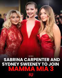 Amanda Seyfried wants Sabrina Carpenter and Sydney Sweeney to join her in MAMMA  MIA 3 😍