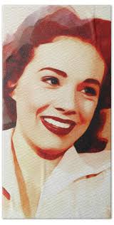 Young Julie Andrews, Movie Star Bath Towel by Esoterica Art Agency