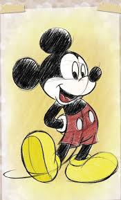 Mickey Color Boceto Mickey Mouse Art Mickey Mouse Images Mickey