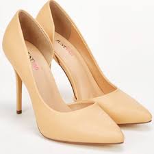 Classic Beige Pump High Heel Shoes