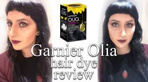 Olia Black Hair Dye Review Youtube