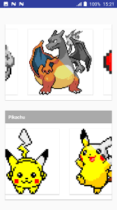 Below is a list of 10 pokemon templates from friendsh. Color By Number Pokemon Pixel Art Fur Android Apk Herunterladen
