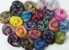 Silk/merino Wool Blend Sampler, Wool Roving, Assortment, Nuno Felting  Fiber, Fiber Pack, Color Blend, Fiber Assortment