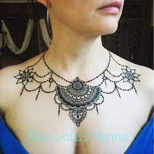 Chest Piece Jewelry Henna Henna Tattoo Designs Henna Designs Black Henna