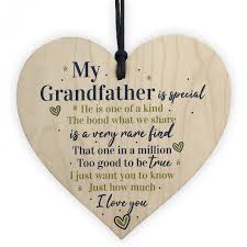 Father's day 2019 is june 16th. Gifts For Him Grandfather Heart Grandad Dad Birthday Gifts