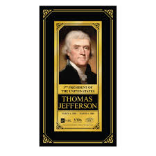Silver dial with raised gold baton hour markers. The U S Presidents 24kt Gold Note Collection