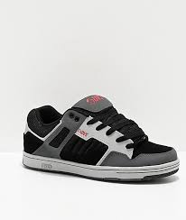 Dvs Enduro 125 Black Grey Red Skate Shoes