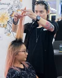 Listen, i'd love to have someone style my hair for me every morning, but that's just not my reality, and since you're reading this, it's probably not yours either. Say Yes To Pink Hair Art This Polytechnic Student Got Her Hair Painted Pink And Purple At J7image Hair Salon
