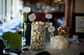 What diy ideas can you provide for choosing a good table and linens for a wedding or party candy station? The Complete Guide To A Diy Candy Buffet For Your Party Or Wedding
