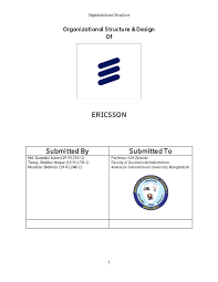 Pdf Organizational Structure Organizational Structure