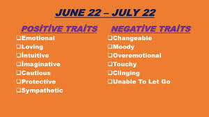 Those born between june 21 and july 22 can generally conclude that their sun sign is cancer. Zodiac Signs Ppt Download