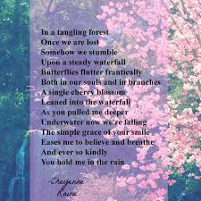 Waterfall Cherry Blossom Tree Forest Nature Pink Light Bright Day Lost Butterflies Life Love Hope Faith Poem Poetry G Blossom Trees Blossom Cherry Blossom Tree