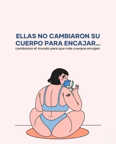 ✨No existe el cuerpo “perfecto”. Existe tu cuerpo. El que te permite vivir,  moverte, sentir, reír, abrazar, bailar... Y ese cuerpo es válido, tal y  como es.