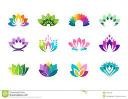 Lotus Logo Lotus Flower Logo Symbol Lotus Flowers Logotype Vector Design Download From Over 56 Million Hig Lotus Flower Logo Flower Logo Design Flower Logo