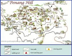 Penang Map Penang Hill Penang Penang Malaysia