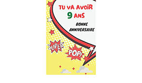 Quaden bayles, un jeune garçon de neuf ans, atteint de nanisme, est victime tous les jours de. Tu Va Avoir 9 Ans Bonne Anniversaire Idee Cadeau Anniversaire Garcon Et Fille 9 Ans Carnet De Notes Ligne Pour Enfant Journal Intime 120 Pages Blanches Pour Ecrire French