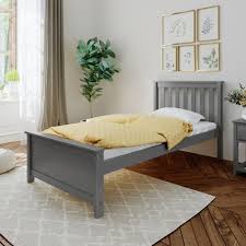 Greenhome123 grey upholstered platform bed frame with wooden slats and padded headboard in twin full queen king. Grey Twin Beds Free Shipping Over 35 Wayfair