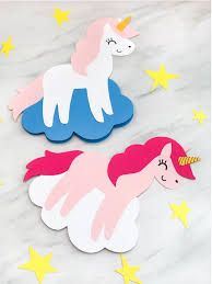 1set diy unicorn party backdrop decoration. Diy Unicorn Card Craft For Kids