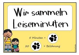 Leiseminuten Belohnungssystem Unterrichtsmaterial Im Fach Fachubergreifendes Lehrmaterial Belohnungssystem Unterrichtsmaterial