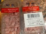 Dados De Bacon Ahumado