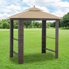 A grill gazebo is the perfect place to having a small backyard doesn't mean you can't have a proper grilling station! Replacement Canopy For Grill Gazebos Garden Winds