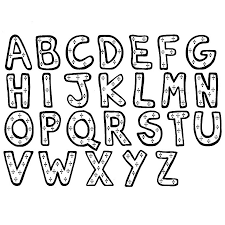 Letters and alphabet coloring pages. Alphabet Free To Color For Kids From A To Z Alphabet Kids Coloring Pages