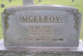 Henry Clay McElroy (1878-1945)