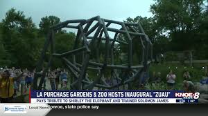 LA Purchase Gardens & Zoo unveils tribute to Shirley the Elephant and  Solomon James