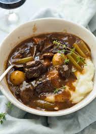 This old fashioned beef stew is pure comfort in a bowl with tender beef, hearty vegetables, and all lastly, you will add in a slurry that will thicken the stew. Beef Stew Recipetin Eats