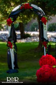 Black And White Wedding Arch Decorations Charmaine S Bouquet Canyon Florist Red Rose Bouquet Wedding Rose Wedding Bouquet Red Rose Wedding