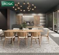 Matte Glazed Terrazzo Porcelain Floor Tile 600x600mm Rustic Modern Design  for Indoor/Outdoor for Living Room Home Bathroom Hotel
