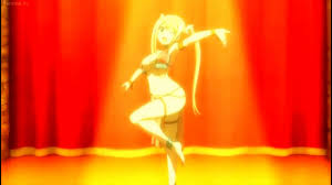 It first aired on june 11, 2013. Fairy Tail Dragon Cry Lucy S Belly Dance Youtube
